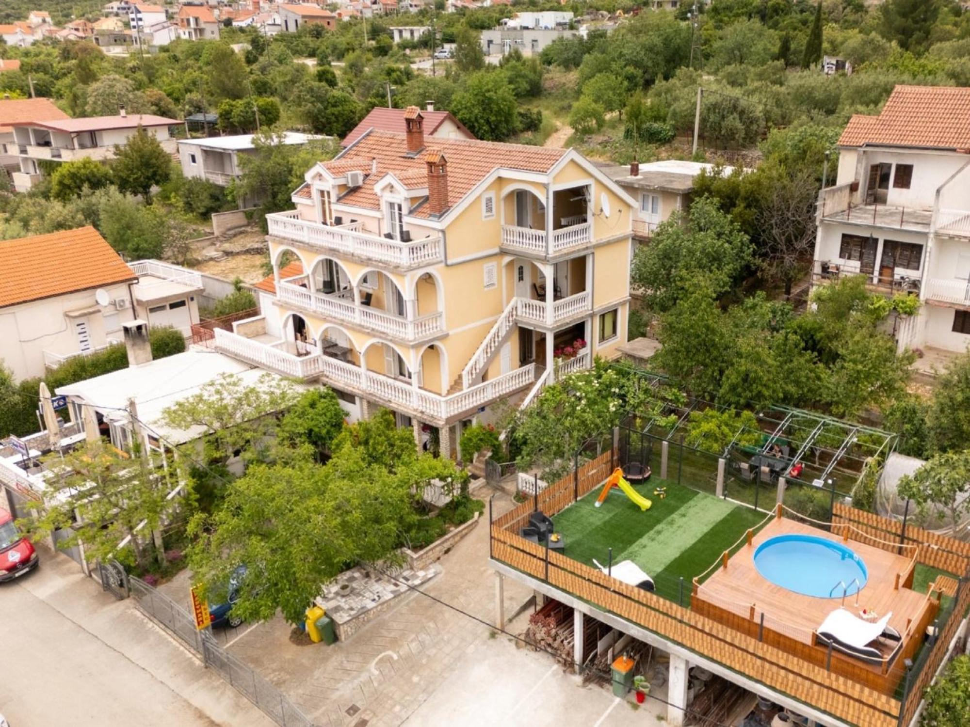 Apartments Milic - One Bedroom Apartment With Sea View And Terrace Gornji Karin Exteriér fotografie